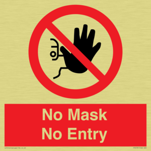 No Mask No Entry